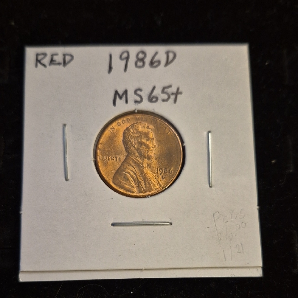 1986D MS65+ Penny